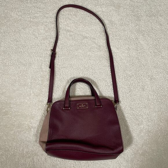 Kate Spade Kay Street Small Felix Satchel Handbag Pebbled Leather Crossbody - Picture 2 of 15